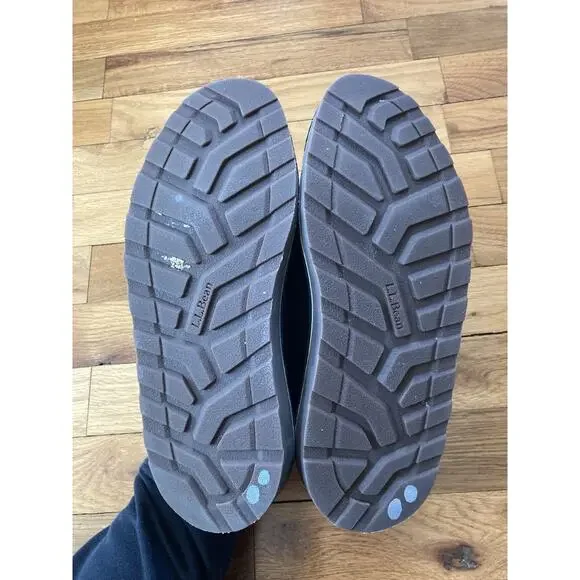 L.L. Bean Stonington Slip-On Shoes Womens 7 M Leather Black Loafers 507146 - Picture 9 of 9